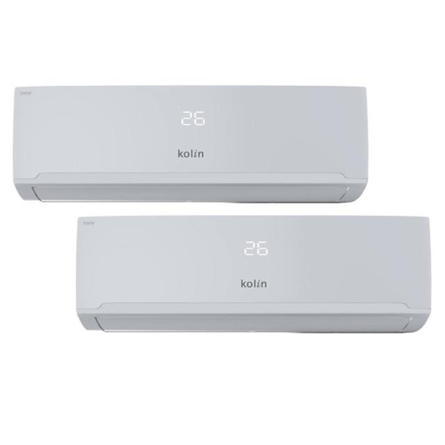 【Kolin 歌林】4-5坪+5-6坪一級變頻冷暖一對二分離式冷氣(KDV-P562M201+KSA-PK282DV03A+KSA-PK362DV03A)