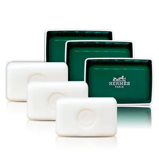 【Hermes 愛馬仕】橘綠之泉香皂 香水皂 50gX3入組-含盒