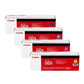 【Canon】CANON CRG-069 CMYK 原廠標準容量四色碳粉匣(原廠公司貨/碳粉/碳粉匣)