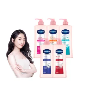 【Vaseline 凡士林】官方直營 透亮系列潤膚露320ml_3入組(十效彈潤/涼感水潤/SPF30透亮防曬/瞬效透亮)