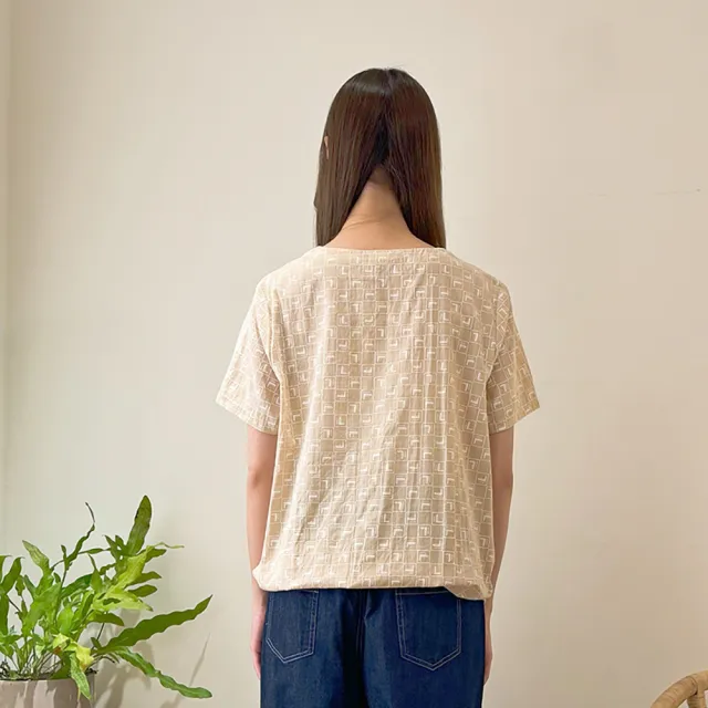 【Hana Mokuba】花木馬日系女裝印花滿版下襬收口上衣(造型上衣)