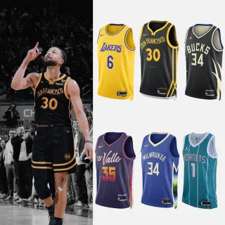 【NIKE 耐吉】NBA球衣組 籃球 背心 球員背心 男上衣 黑 白 紅 多款任選(DX8488133&)