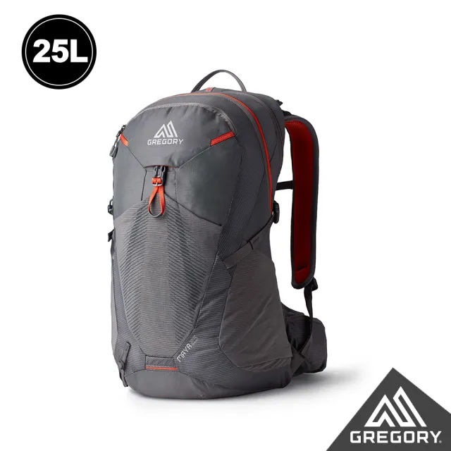 【Gregory官方直營】女 25L MAYA 多功能 登山背包 登山包 單日登山包 夕陽灰 風暴藍 鳶尾紅