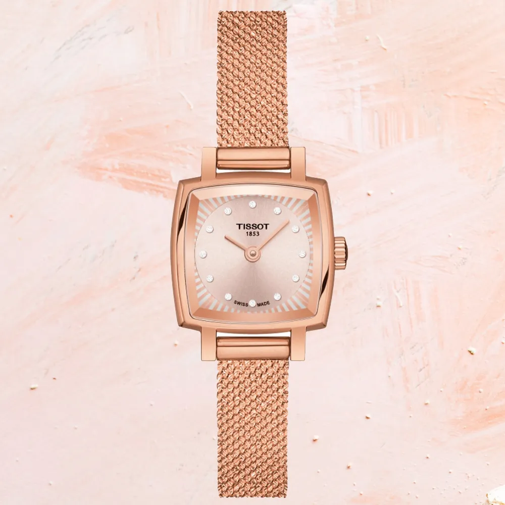 【TISSOT 天梭 官方授權】LADY LOVELY系列 米蘭帶時尚腕錶 母親節 禮物 推薦(T0581093345600)