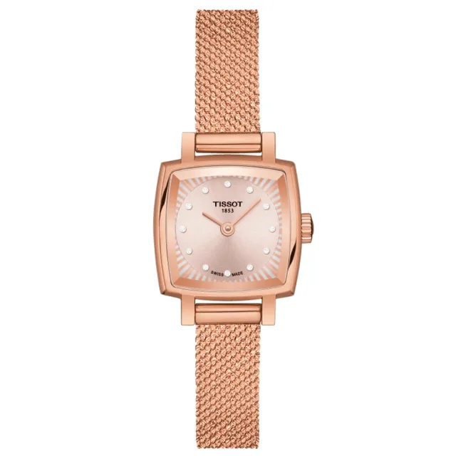 【TISSOT 天梭 官方授權】LADY LOVELY系列 米蘭帶時尚腕錶 母親節 禮物 推薦(T0581093345600)