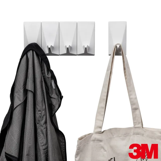 【3M】無痕 LIFESTYLE-組合式排鉤+長型層架 