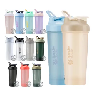 【Blender Bottle】新款經典〈Classic V2〉28oz｜828ml『美國官方授權』(BlenderBottle/運動水壺/搖搖杯)