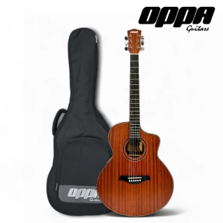 【OPPA】180N 40吋初階木吉他 桃花心木／引領音樂潮流(民謠吉他 新手吉他 新手琴 初學者吉他 社團吉他)