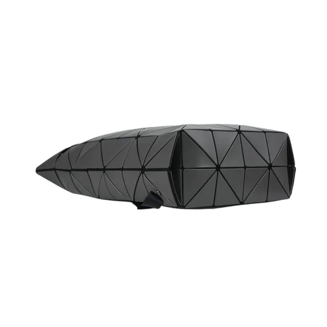 【ISSEY MIYAKE 三宅一生】BAO BAO BLOCKY 啞光霧面拉鍊後背包(炭灰色)