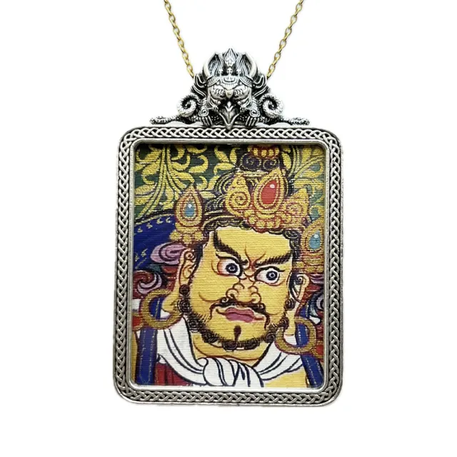【藏古祥館】黃財神唐卡B0009(黃財神 唐卡 招財 吉祥)