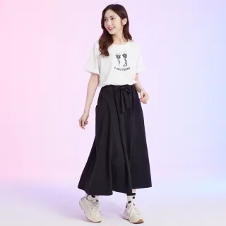 【betty’s 貝蒂思】假兩件牛仔小花刺繡洋裝(黑色)