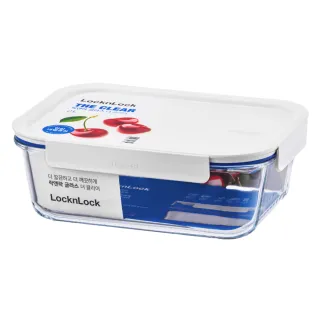 【LocknLock 樂扣樂扣】官方直營 新美學耐熱玻璃保鮮盒 2L/長方形