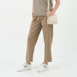 【GIORDANO 佐丹奴】女裝鬆緊腰直筒卡其褲(17 炊煙卡其)