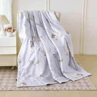 【HOYACASA  禾雅寢具】100%萊賽爾天絲涼被-萌寵奇遇(單人150x180cm) 涼被/冷氣毯