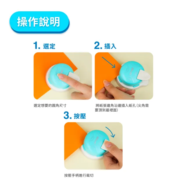 【KW-triO】四合一圓角器 9Z1CW(4款可選/切角器/裁紙器/美角器)