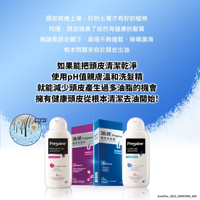【落建】頭皮洗髮精400mlx2入(潔淨健髮/保濕豐厚配方)