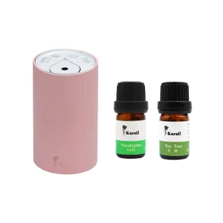 【Karoli 卡蘿萊】智能定時車家兩用無線擴香機(附 5ml有機精油*2)