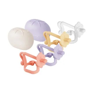 【MOYUUM】韓國 白金矽膠手環固齒器收納盒組-拇指獅(多款可選)