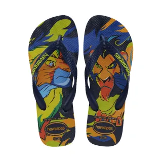【havaianas 哈瓦仕】拖鞋 男鞋 女鞋 夾腳拖 迪士尼 獅子王 Top Disney Classics 藍 4148941-0555U(哈瓦士)