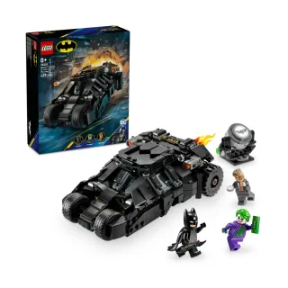 【LEGO 樂高】DC超級英雄系列 76303 蝙蝠俠裝甲車大戰雙面人和小丑(Batman 漫威電影 兒童玩具 積木 禮物)