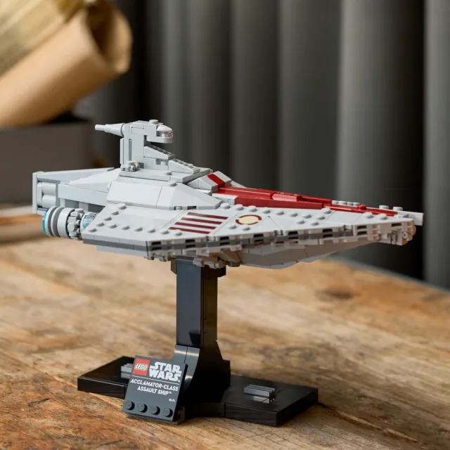 【LEGO 樂高】星際大戰系列 75404 Acclamator-Class Assault Ship(複製人全面進攻 星戰模型 禮物)