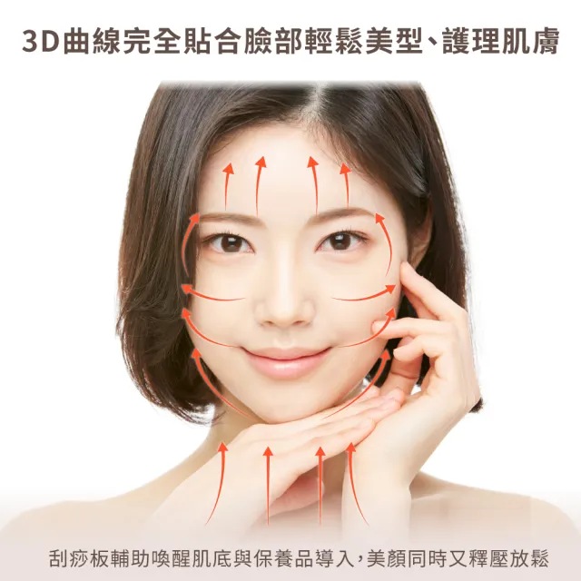 【Beroso 倍麗森】買一送一緊緻美顏溫感震動按摩儀餅乾機(拉提美容儀 美容儀 臉部美容儀)