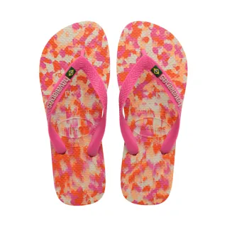 【havaianas 哈瓦仕】拖鞋 男鞋 女鞋 夾腳拖 國旗 迷彩 水彩畫 Brasil Tech 桃紅 4147965-5784U(哈瓦士)