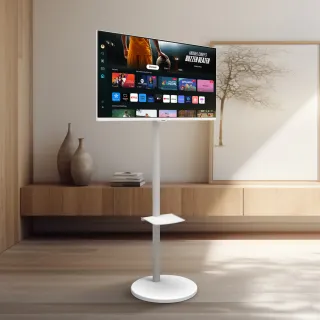 【SAMSUNG 三星】32型 4K FollowMe 移動式智慧聯網液晶螢幕顯示器組(S32DM703UC+移動式立架)