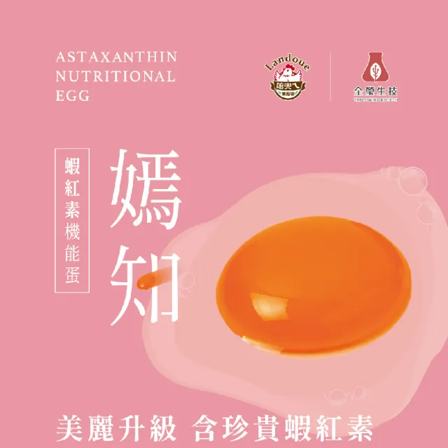 【咱兜ㄟ養雞場】嫣知蝦紅素機能蛋/紅殼/100入團購優惠箱(機能蛋專家/平飼/美麗升級/永續農業)