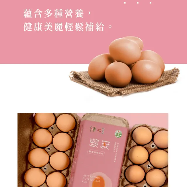 【咱兜ㄟ養雞場】嫣知蝦紅素機能蛋/紅殼/100入團購優惠箱(機能蛋專家/平飼/美麗升級/永續農業)