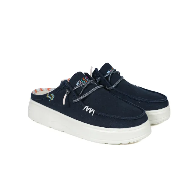 【Walk In Pitas】女鞋 BLOCK CAPARICA 厚底時尚穆勒鞋/休閒鞋(PI2524-047 伯爵藍)