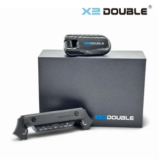 【DOUBLE】X2 最新款木吉他雙系統無線拾音器／改變你的世界(導線 效果 無線 響孔式 音孔式 麥克風)