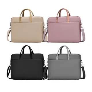 【OMG】牛津布單肩手提電腦包 15.6吋筆電包 筆電防震包 防水休閒公事包 側背電腦包 內膽包