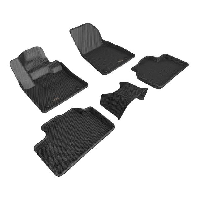 【3D】卡固立體汽車踏墊適用於Volvo XC40 Recharge 2020-2024(電動車)