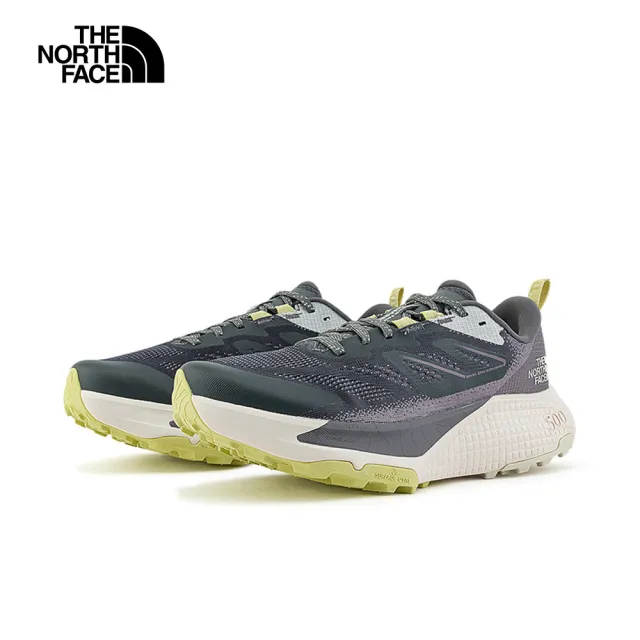 【The North Face 官方旗艦】北面女款灰色抓地野跑鞋｜8A9P8OW