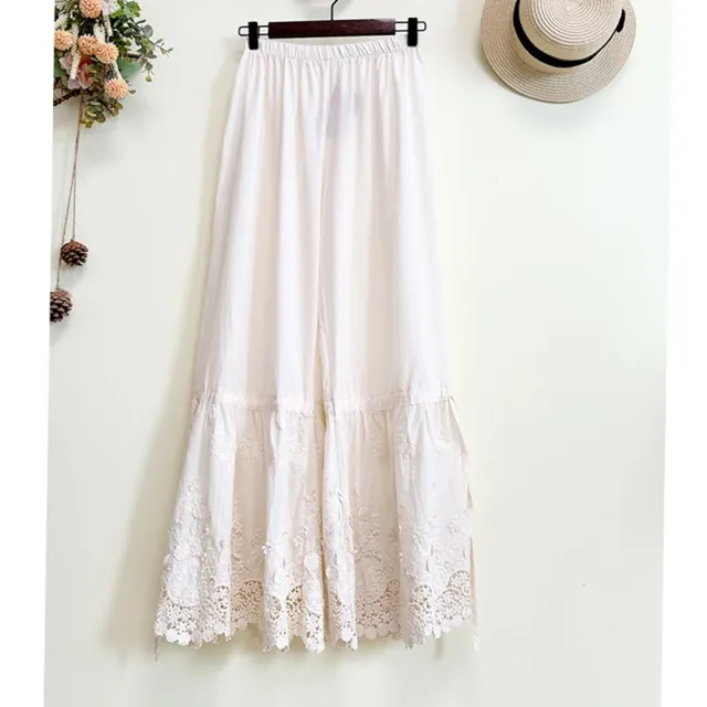 【巴黎精品】現貨+預購 休閒褲日系長褲(花邊綁帶直筒女褲子4色a1ja38)