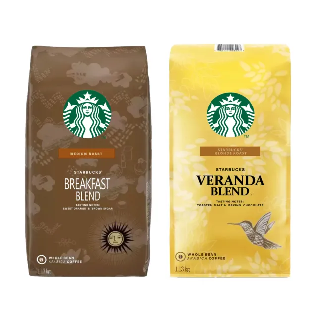 【美式賣場】STARBUCKS 星巴克 黃金烘焙綜合咖啡豆/早餐綜合咖啡豆(1.13公斤)