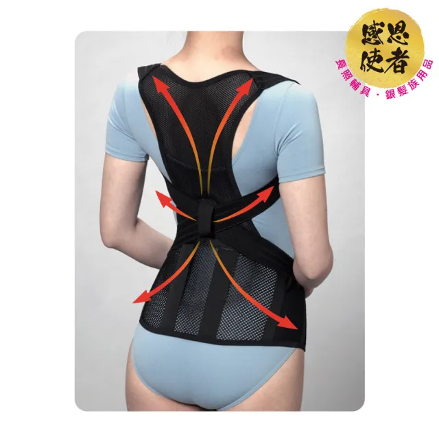 【感恩使者】胸背護腰帶 ACCESS 背部束帶 軀幹護具 ZHJP2108 -日本製(護背束帶)