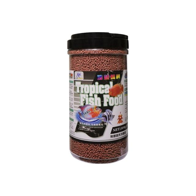 【AQUAFUN 水之樂】增豔飼料 中粒 2000ml/1050g(適用熱帶魚/七彩/血鸚鵡/慈鯛科/金魚)