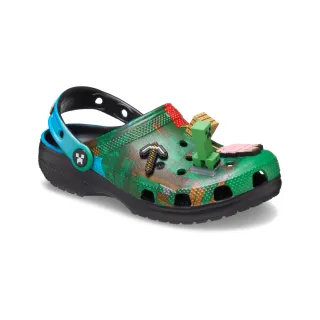 【Crocs】童鞋 Minecraft 聯名系列 經典克駱格 洞洞鞋(210830-90H)