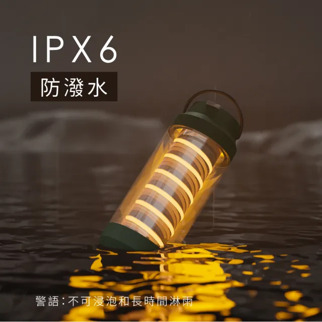 【KINYO】小燈塔百變螺旋露營燈(CP-079)
