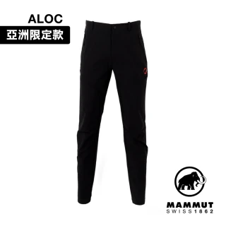 【Mammut 長毛象官方直營】Trekkers 3.0 SOPants AF Classic經典款健行防潑水長褲 黑色 男款 #1021-00413