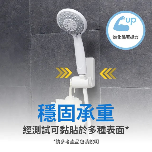 【3M】無痕極淨防水蓮蓬頭架17726N 新款 