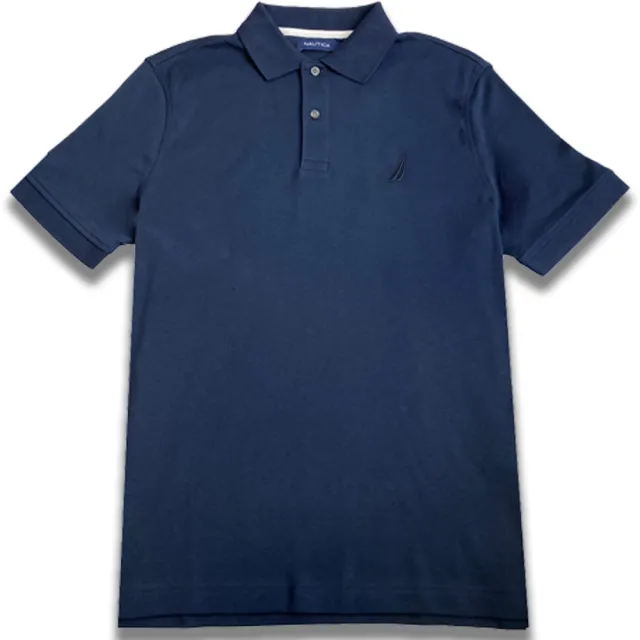 【NAUTICA】男女款 帆船 胸前小LOGO POLO衫 版型偏大(平輸品)