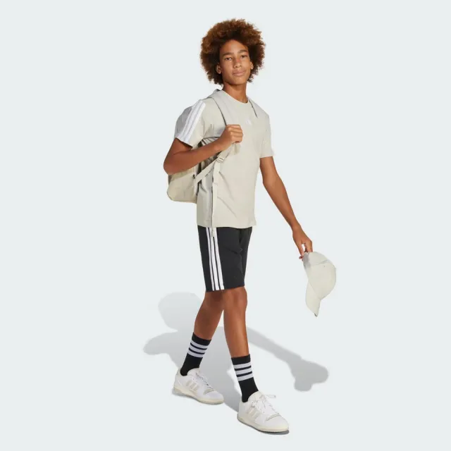 【adidas 愛迪達】ESSENTIALS 兒童短袖上衣(JN7995 兒童運動上衣 大童短袖上衣)