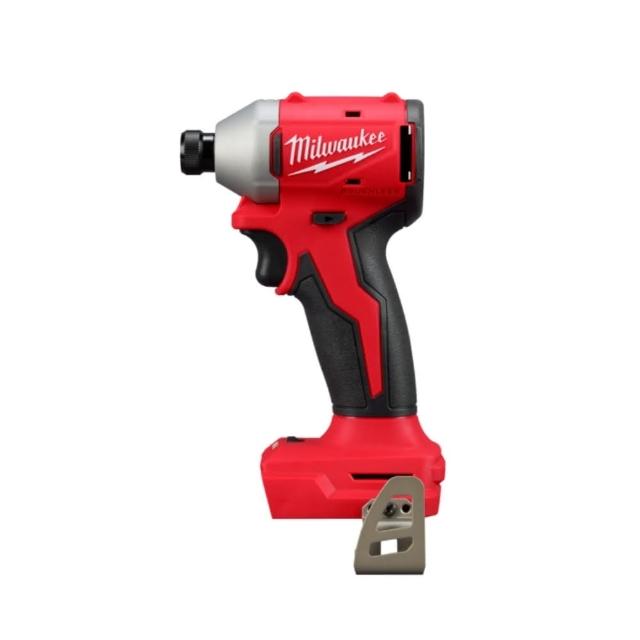 【Milwaukee 美沃奇】美沃奇18V鋰電無碳刷精銳衝擊起子機電鑽 FID3入門款(M18 BLIDR雙5.0提袋版)