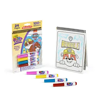 【crayola 繪兒樂】神奇擦畫-汪汪隊立大功著色貼紙套裝