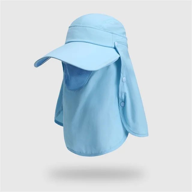 【MoonDy】帽子 遮陽帽 女帽 登山帽 釣魚帽 露營帽 戶外帽 防紫外線 帽簷 可拆卸 護頸 防