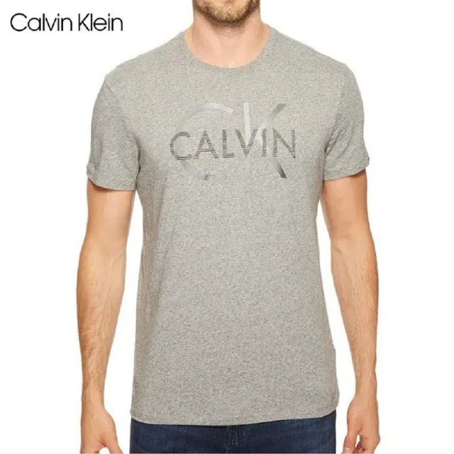 【Calvin Klein】圓領 短袖 印刷LOGO T恤 短T 上衣(美國平行輸入)
