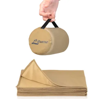 【意都美LITUME】E650 天鵝絨旅行毛毯出國旅行衛生保暖飛機毯(吸濕排汗雙面居家旅行毛毯/冬被)